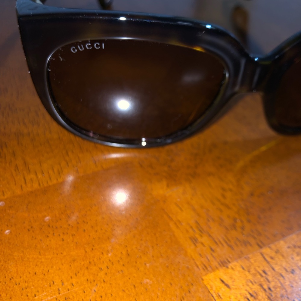 Gucci Havana Tortoiseshell Sunglasses 57mm Brown Lens Women’s NEW Authentic - Picture 11 of 16